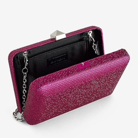 Rhinestone Stud Clasp Clutch - Picture 5 of 7